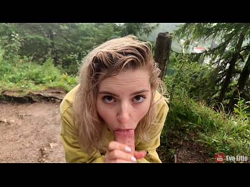 ❤️ Jente svelger cum etter en offentlig blowjob - Eva Elfi ❌ Superporno hos oss ️❤